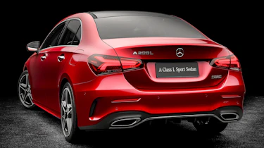 Mercedes A-Class saloon - red rear