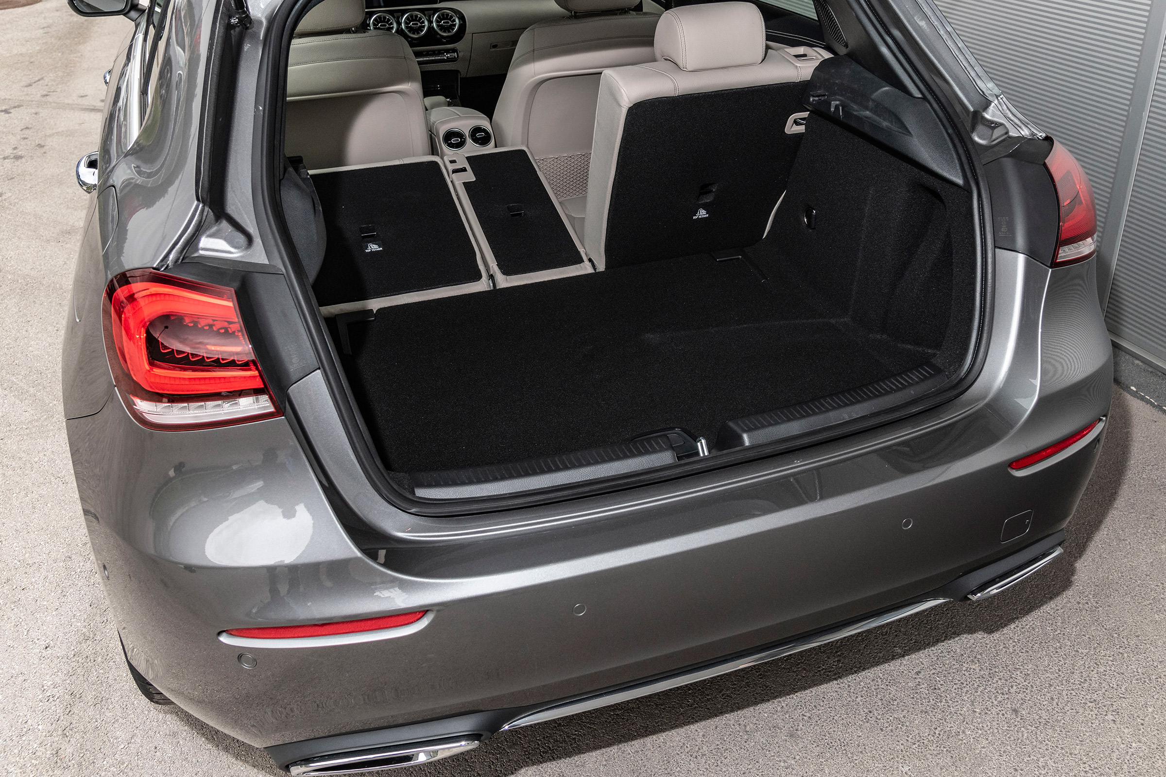 Mercedes A-Class - boot seats down