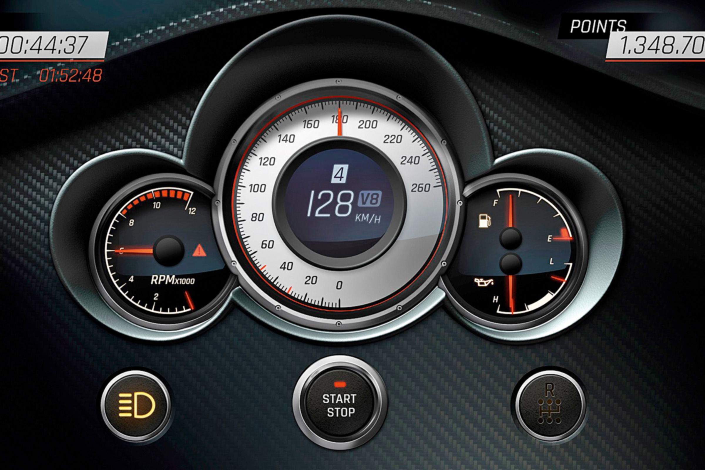 Dr!ft RC cars app screen