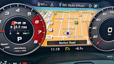 Audi RS3 2018 long-term dash