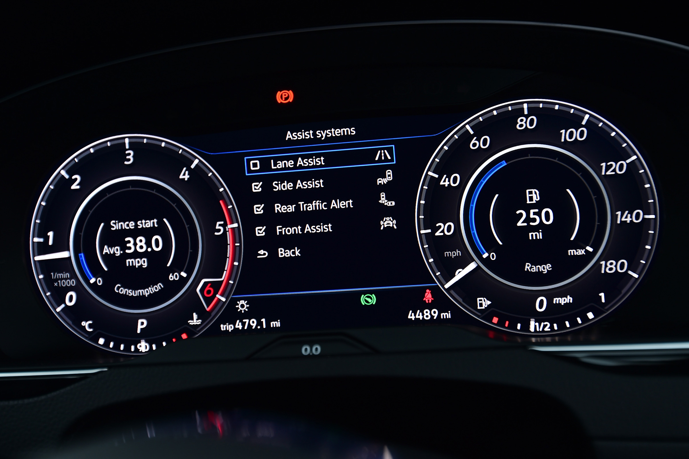 Volkswagen Arteon - speedo