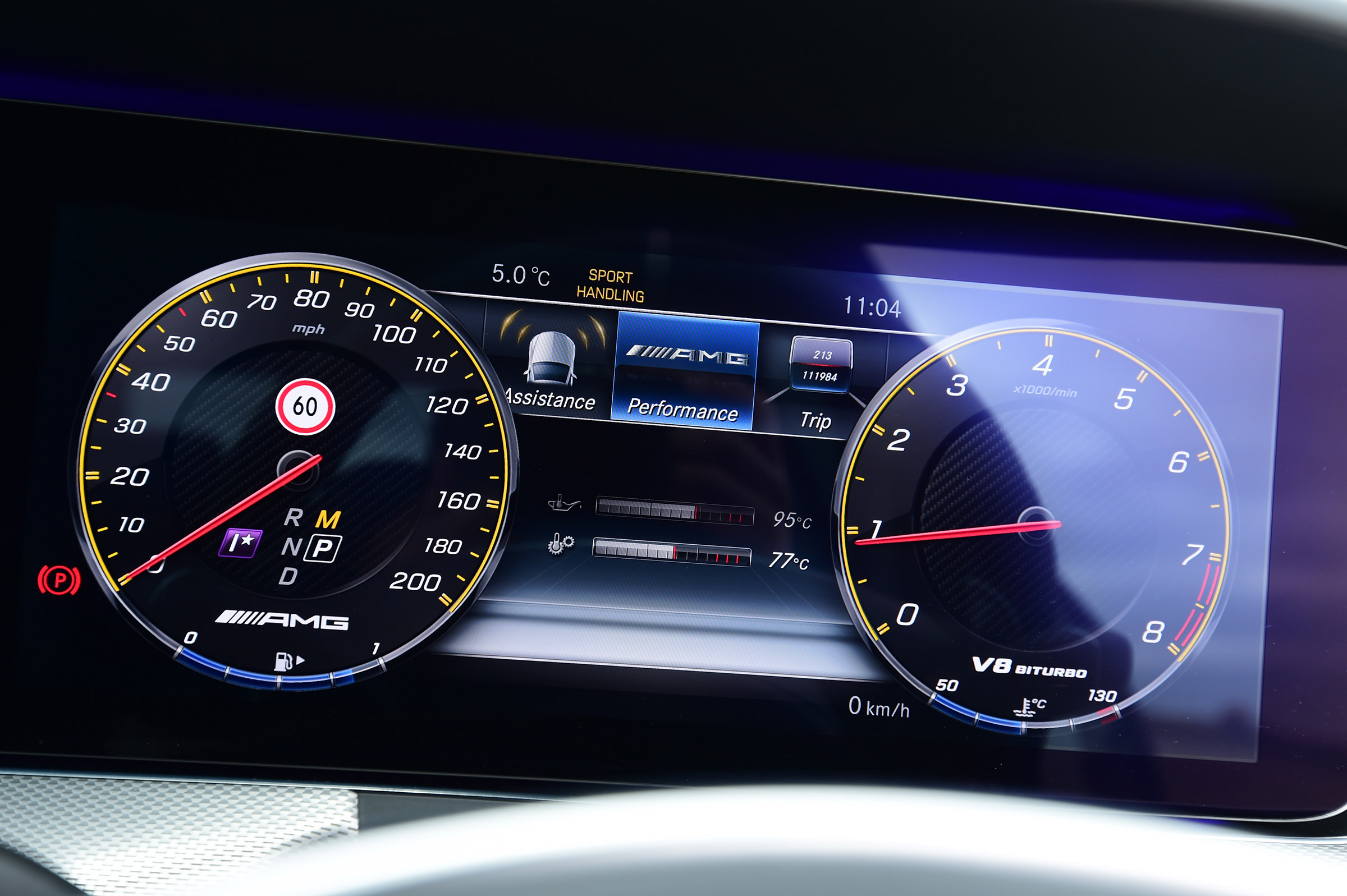 Mercedes-AMG E 63 S - dials
