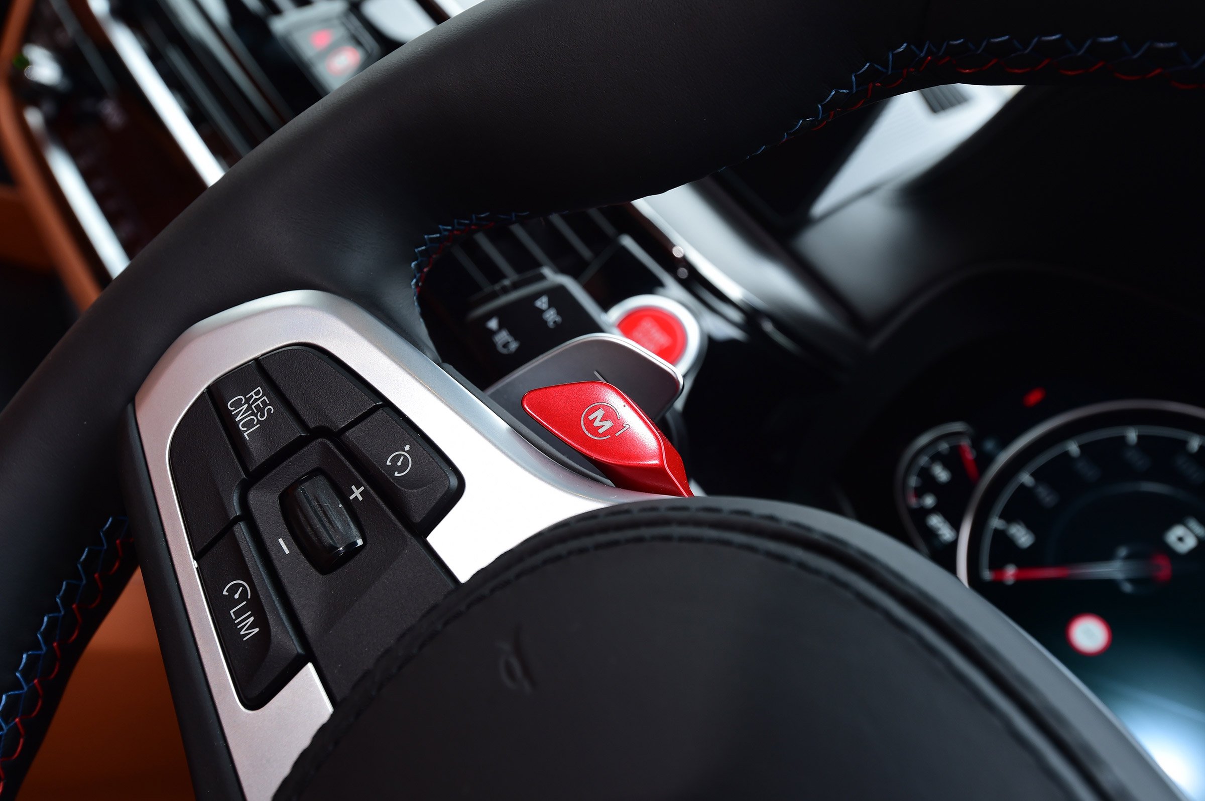BMW M5 - steering wheel detail