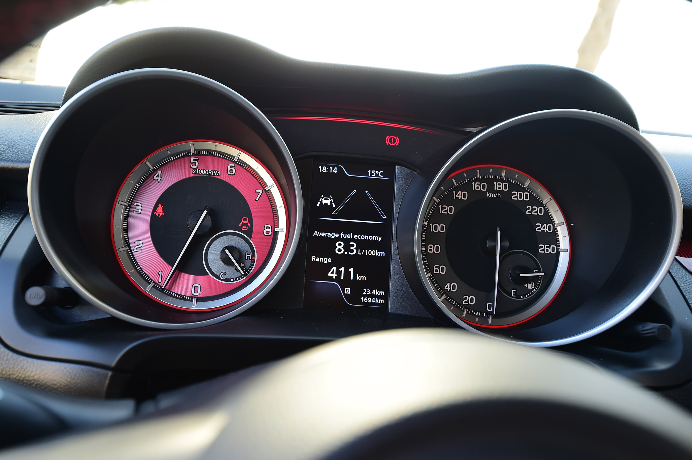 Suzuki Swift Sport - dials