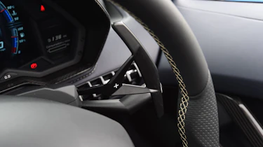 Lamborghini Aventador S Roadster - steering wheel detail