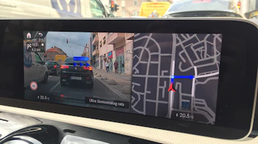 Mercedes A-Class - sat-nav