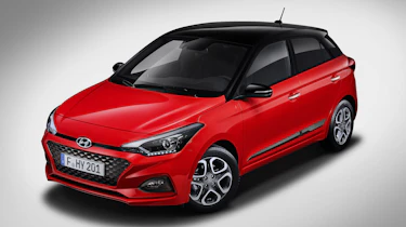 Hyundai i20 facelift - above