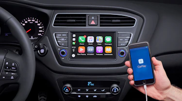 Hyundai i20 facelift - Apple CarPlay
