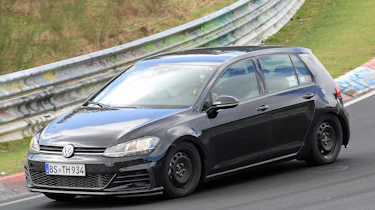 VW Golf Mk8 spies - track front 3/4