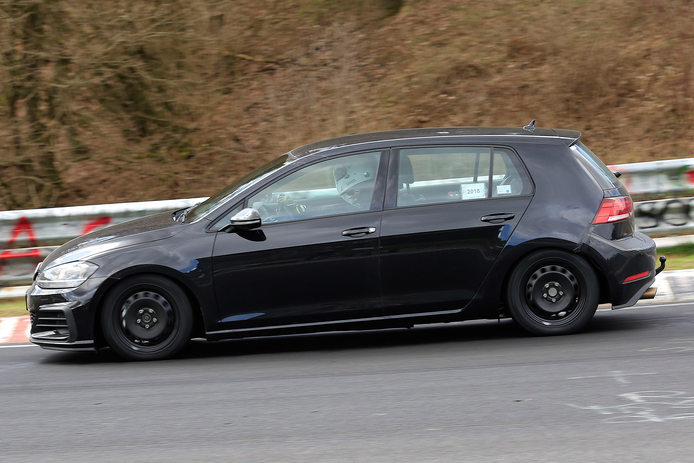 VW Golf Mk8 spies - track side