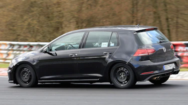 VW Golf Mk8 spies - track side 3/4