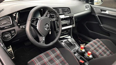 VW Golf Mk8 spies - interior