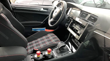 VW Golf Mk8 spies - interior
