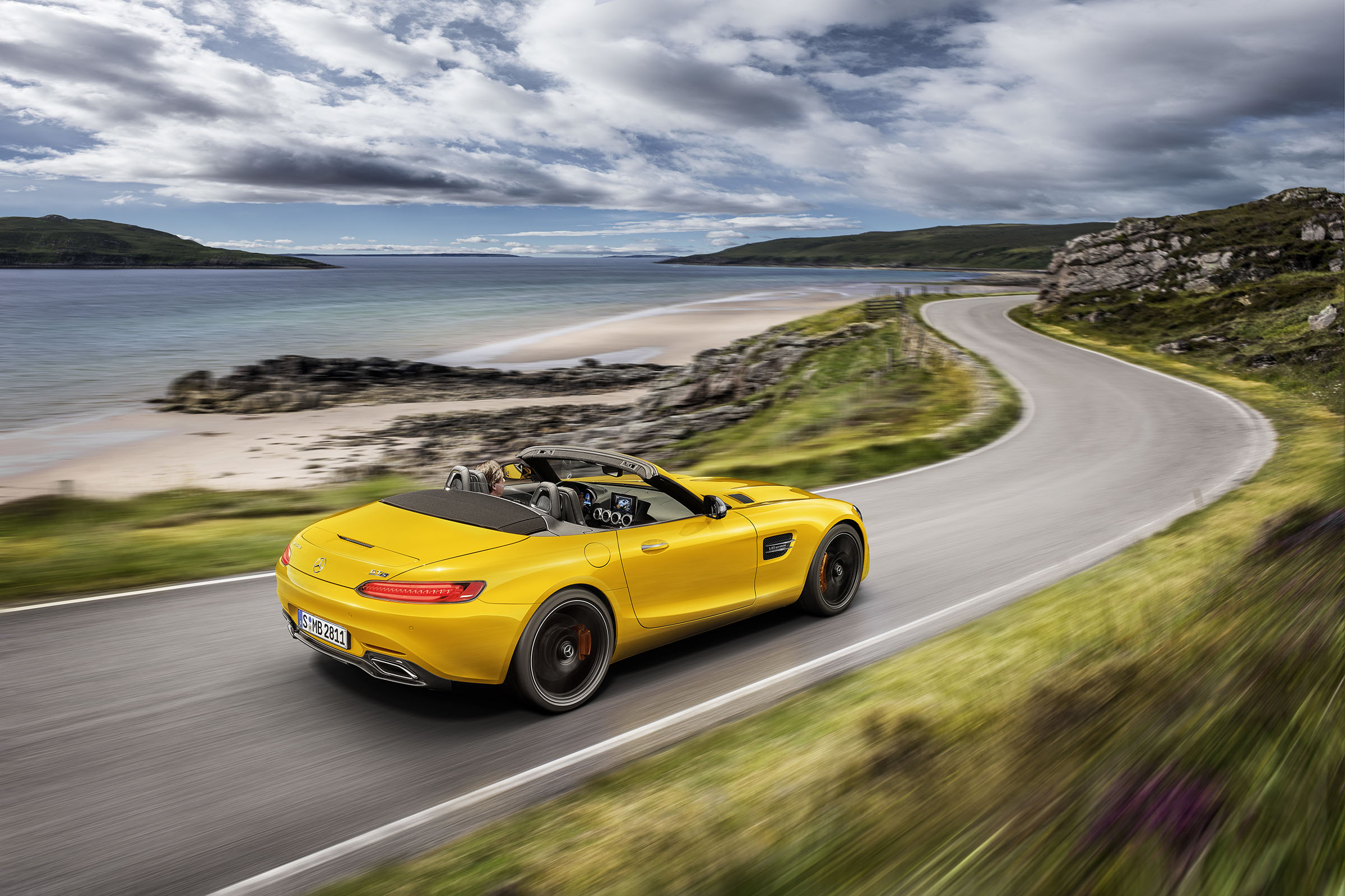 Mercedes-AMG GT S Roadster rear outside
