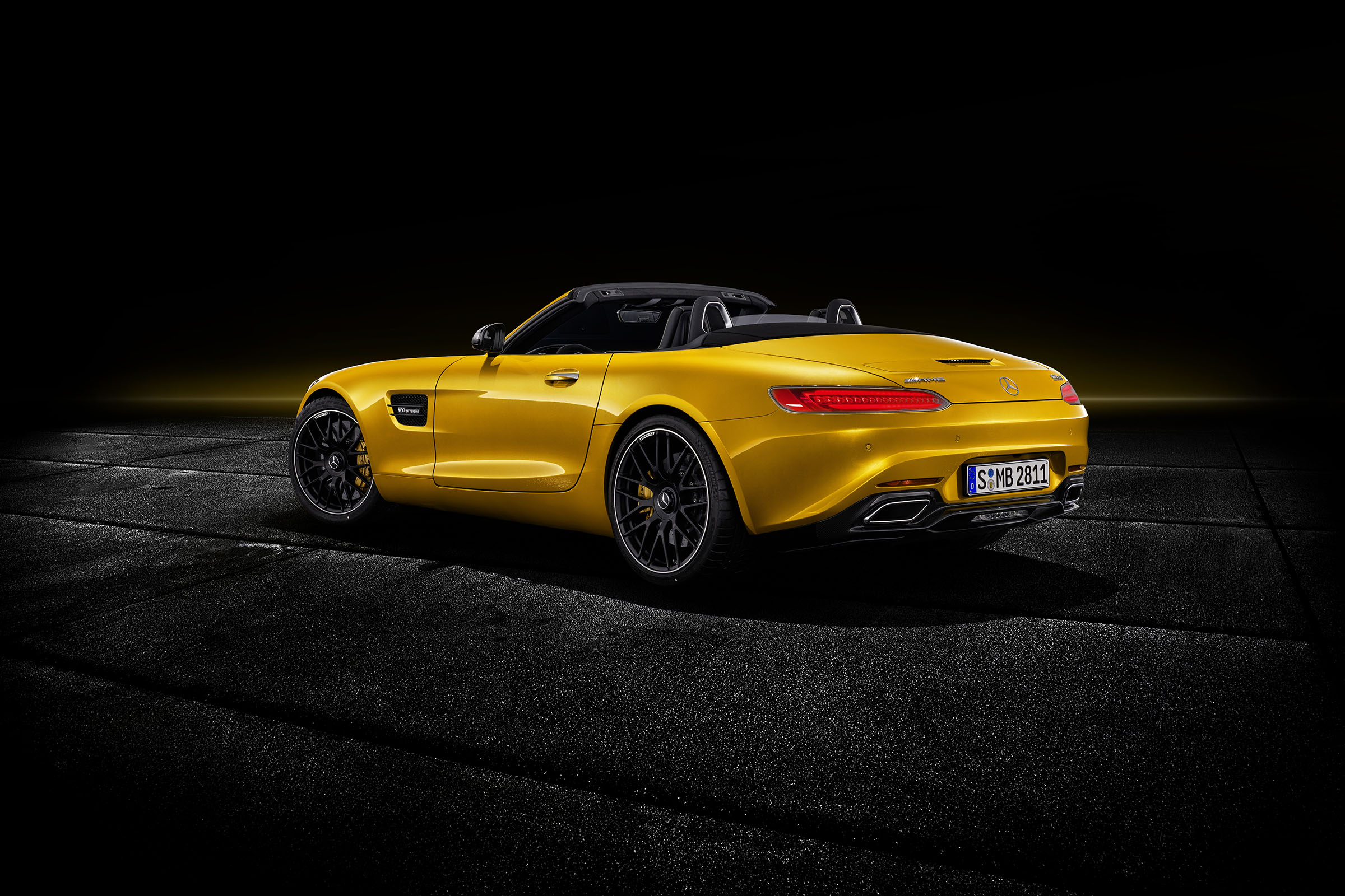 Mercedes-AMG GT S Roadster rear 3/4