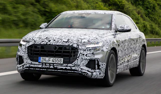 Audi Q8 ride review - front