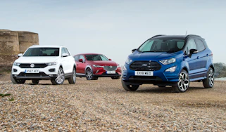 Ford EcoSport vs T-Roc vs CX-3