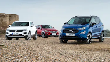 Ford EcoSport vs T-Roc vs CX-3