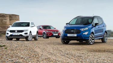 Ford EcoSport vs T-Roc vs CX-3