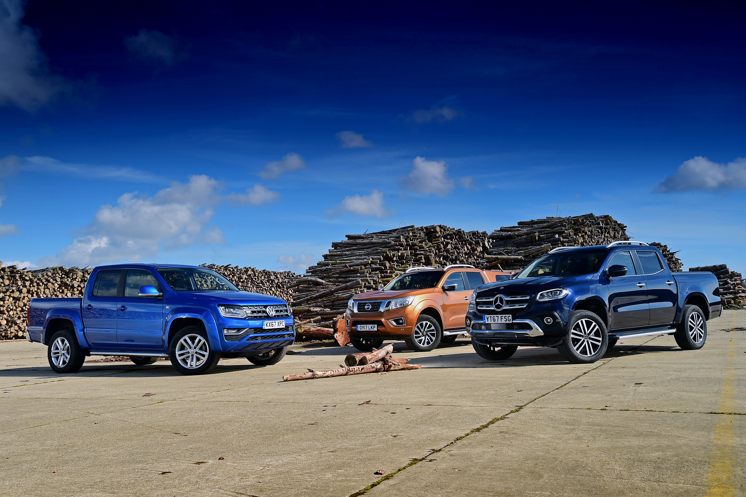 Mercedes X-Class vs Nissan Navara vs Volkswagen Amarok - header