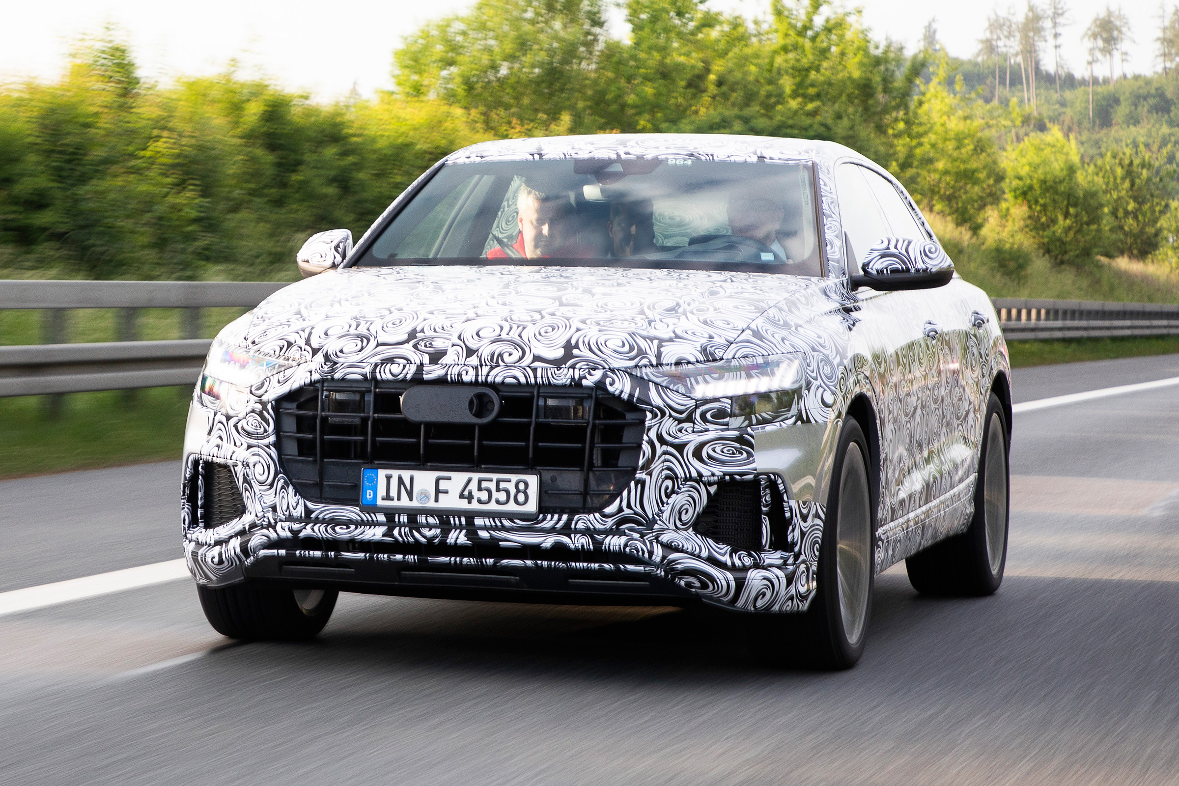 Audi Q8 ride review - front
