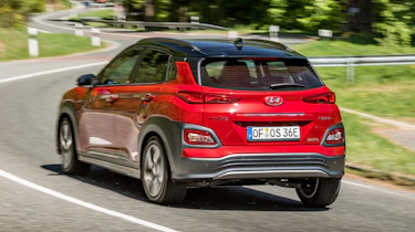 Hyundai Kona Electric - rear cornering