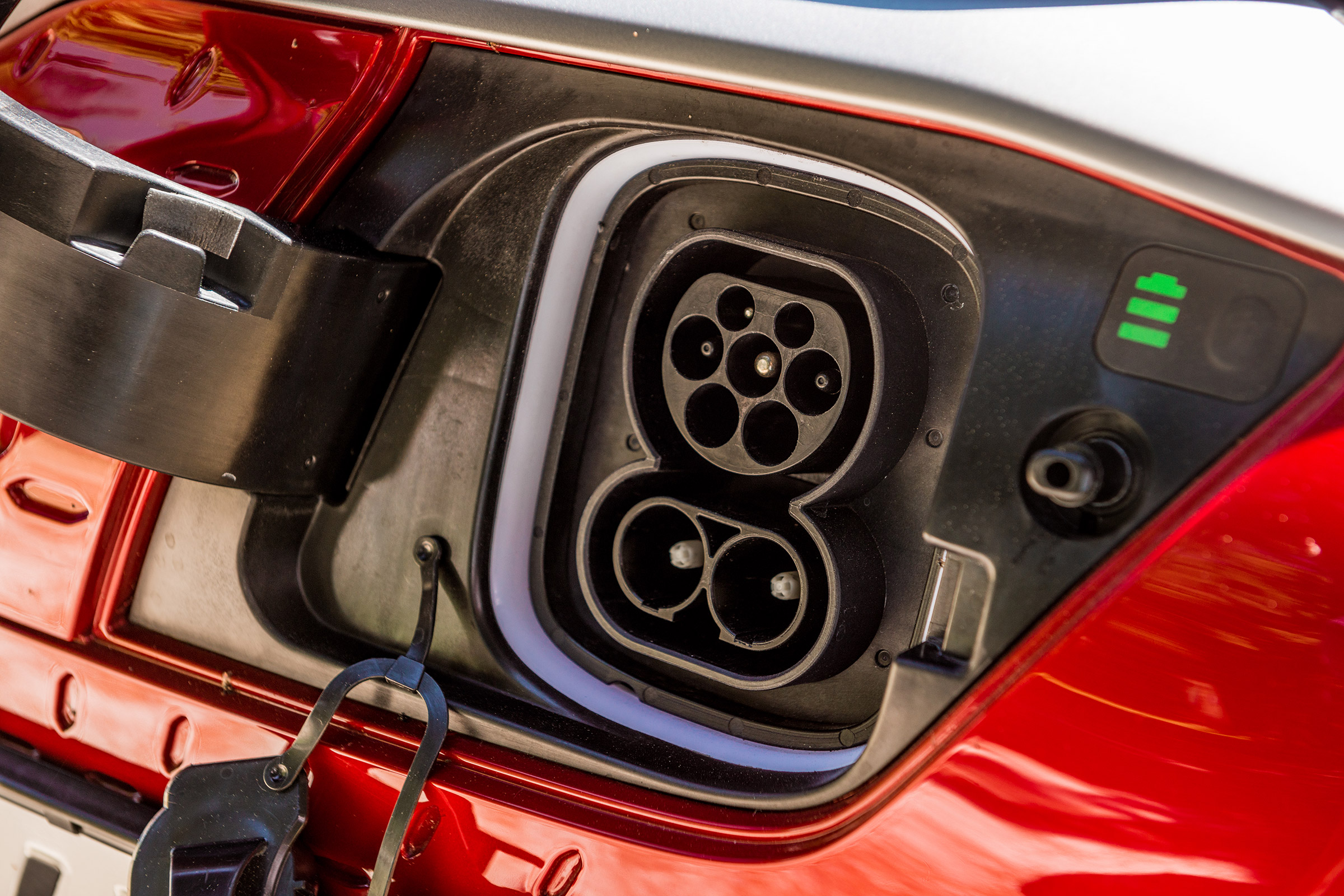 Hyundai Kona Electric - charging point