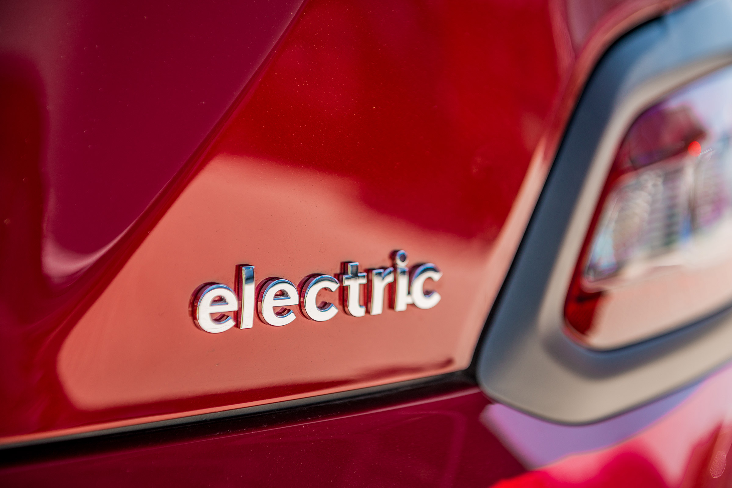 Hyundai Kona Electric - electric badge