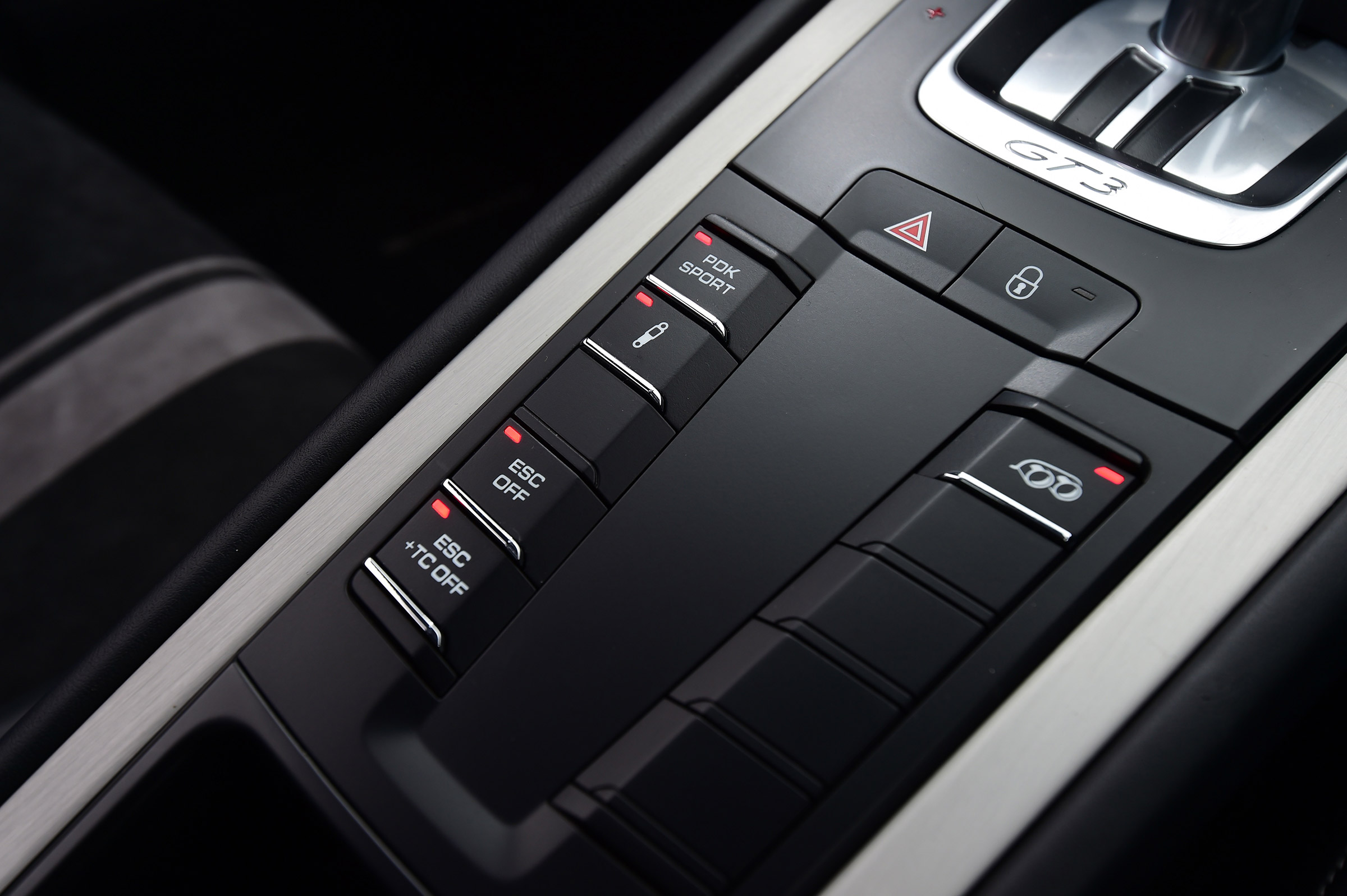 Porsche 911 GT3 - centre console