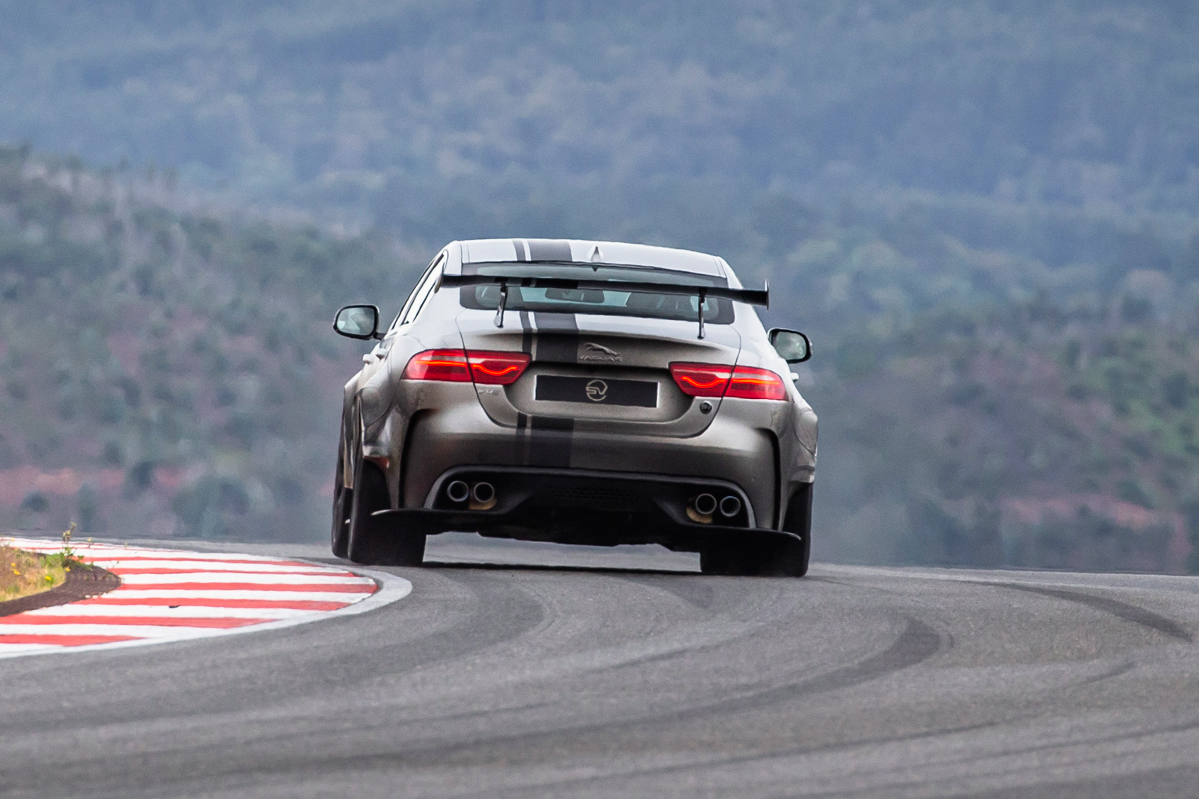 Jaguar XE SV Project 8 - rear action