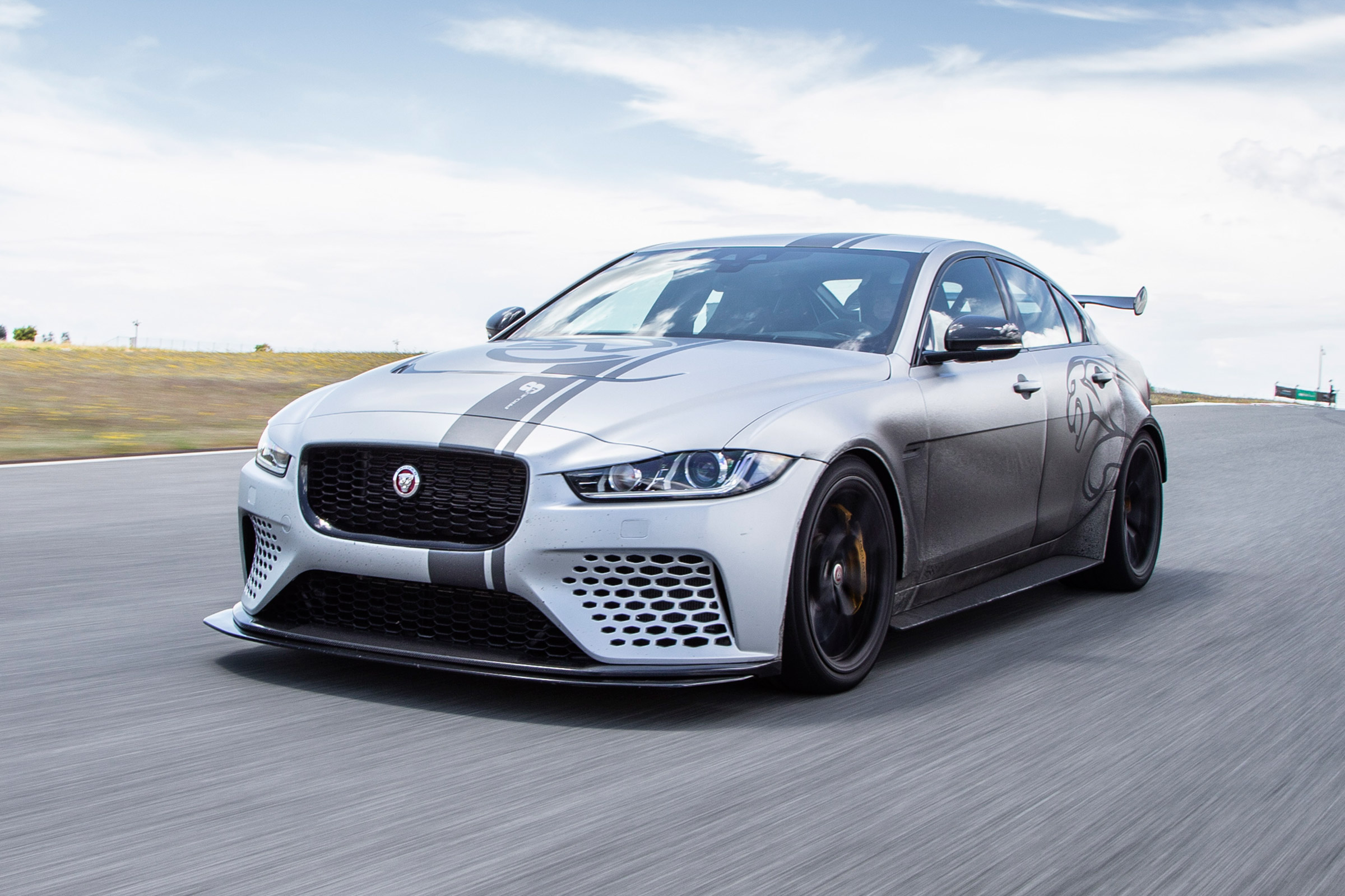 Jaguar XE SV Project 8 - front track