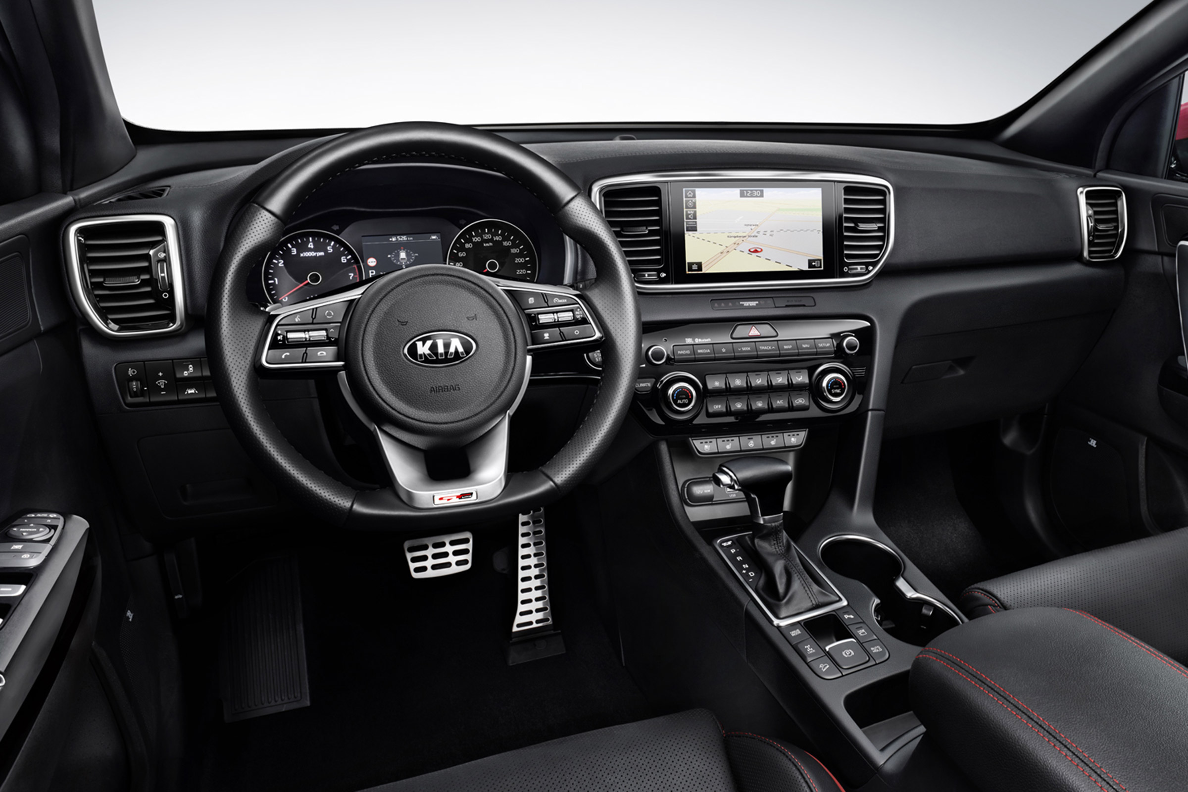 Kia Sportage 2018 facelift - dash