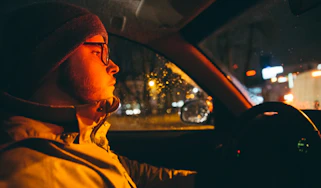 Driving glasses header