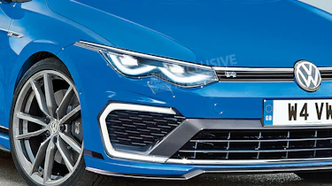 New Volkswagen Golf R - front detail (watermarked)