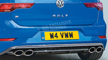 New Volkswagen Golf R - rear detail (watermarked)