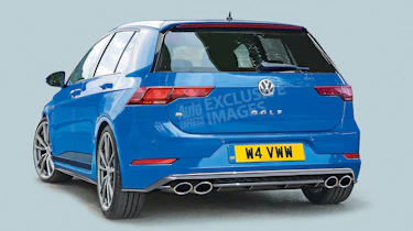 New Volkswagen Golf R - rear (watermarked)