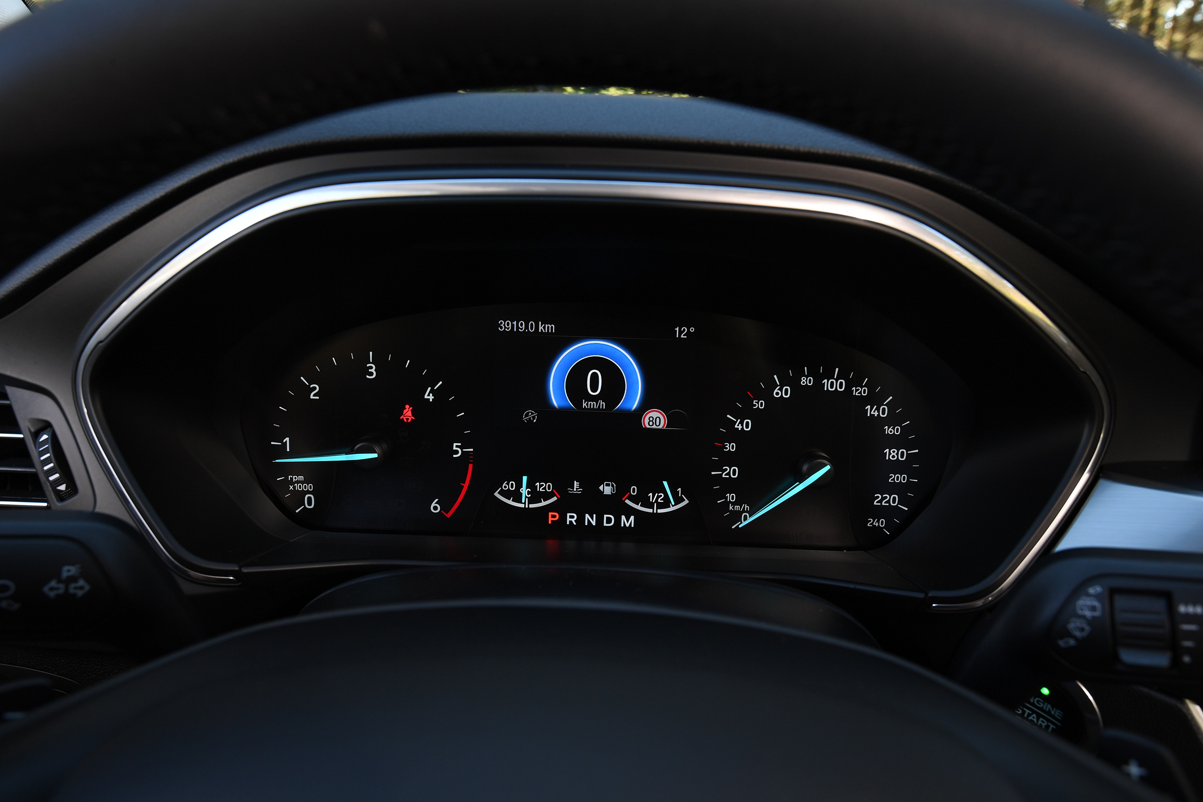 Ford Focus diesel Titanium - speedo