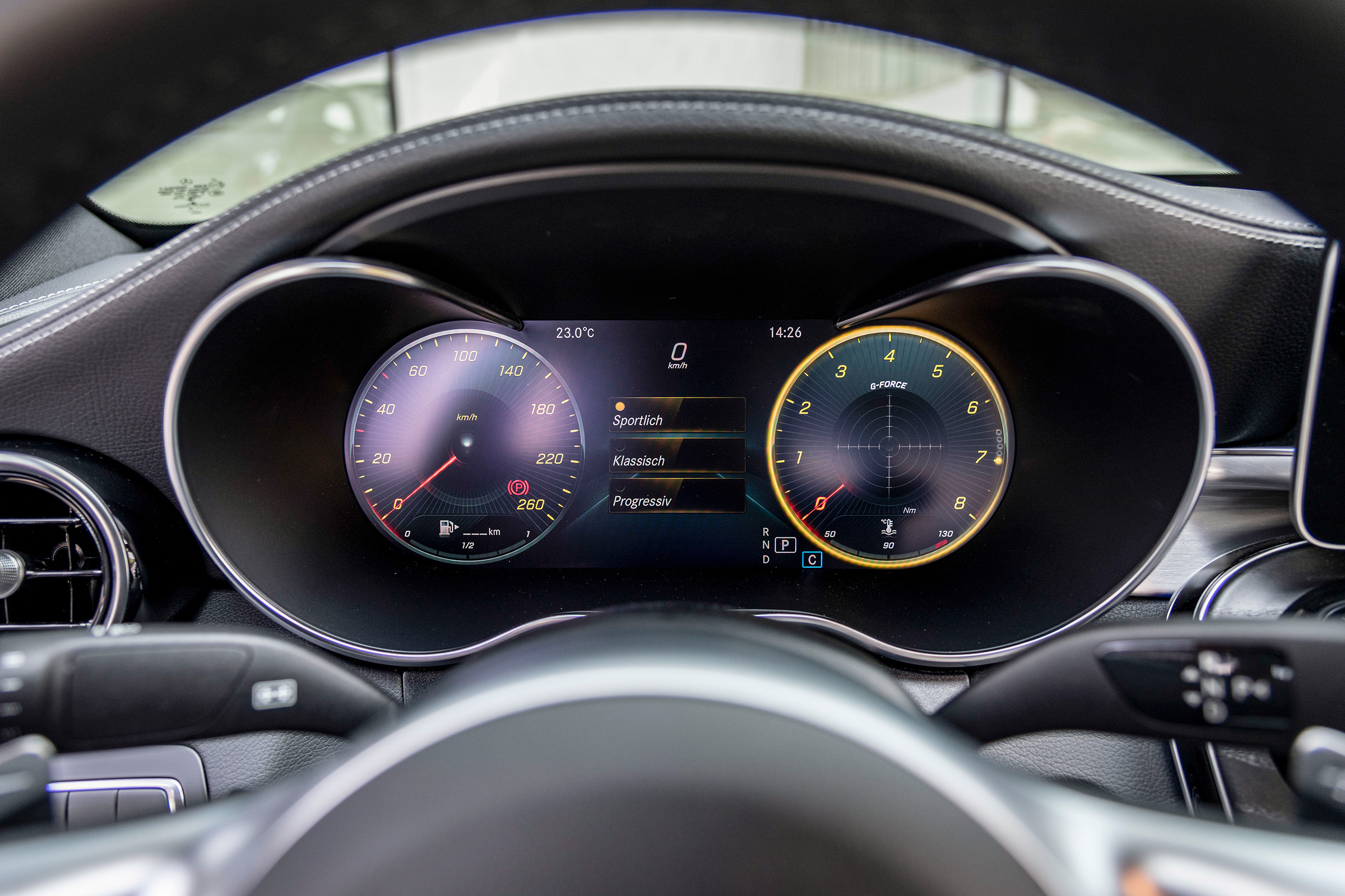 Mercedes C-Class - speedo