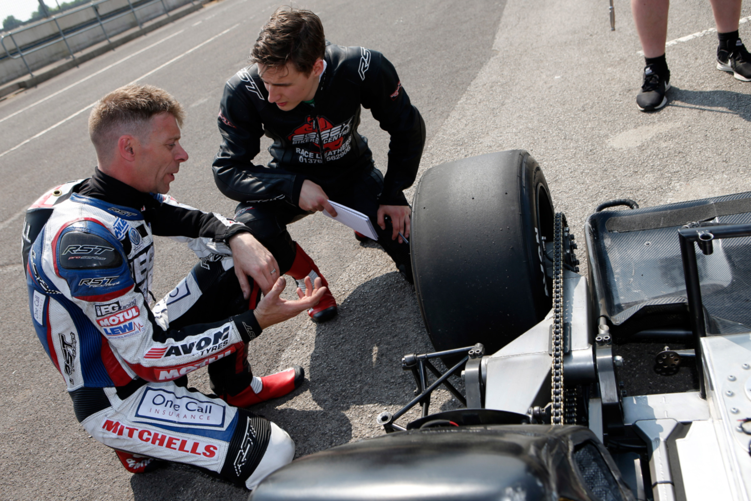 Looking at a Isle of Man TT sidecar