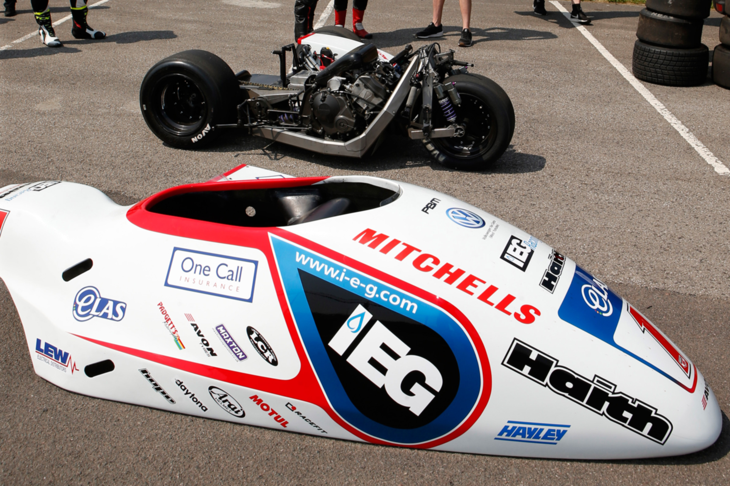 Isle of Man TT sidecar body shell