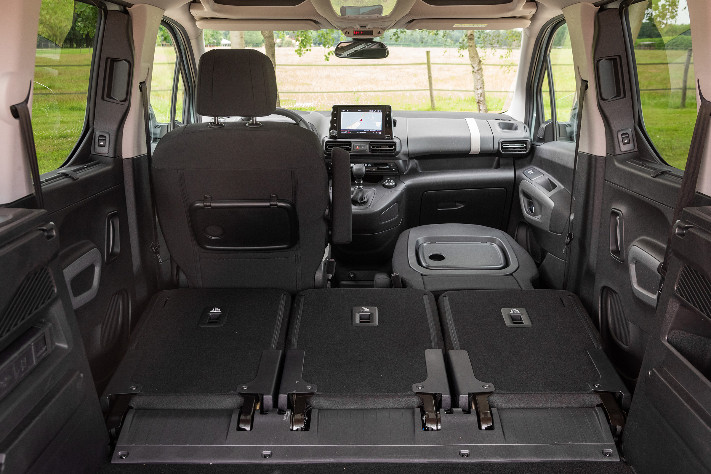Citroen Berlingo - seats folded down