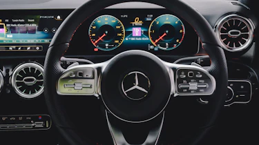 Mercedes A Class steering wheel