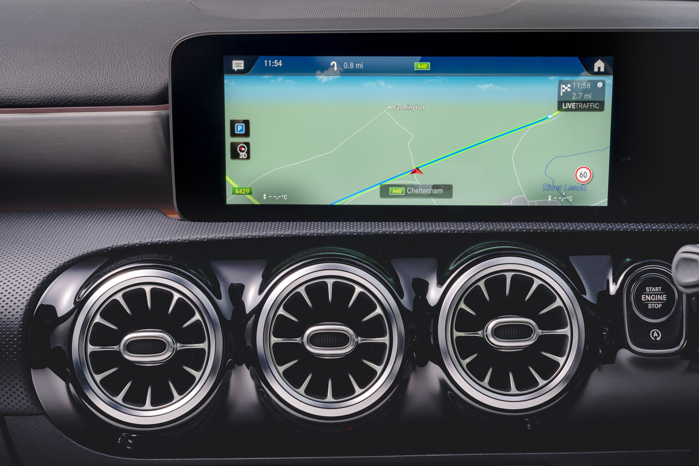 Mercedes A Class infotainment