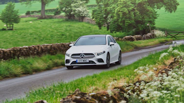 Mercedes A-Class driving front