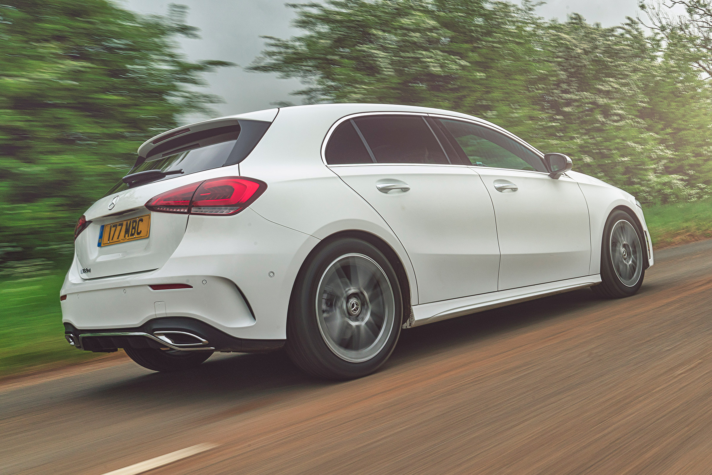 Mercedes A 180 d - rear action