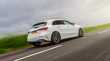 Mercedes A 180 d AMG Line tracking rear