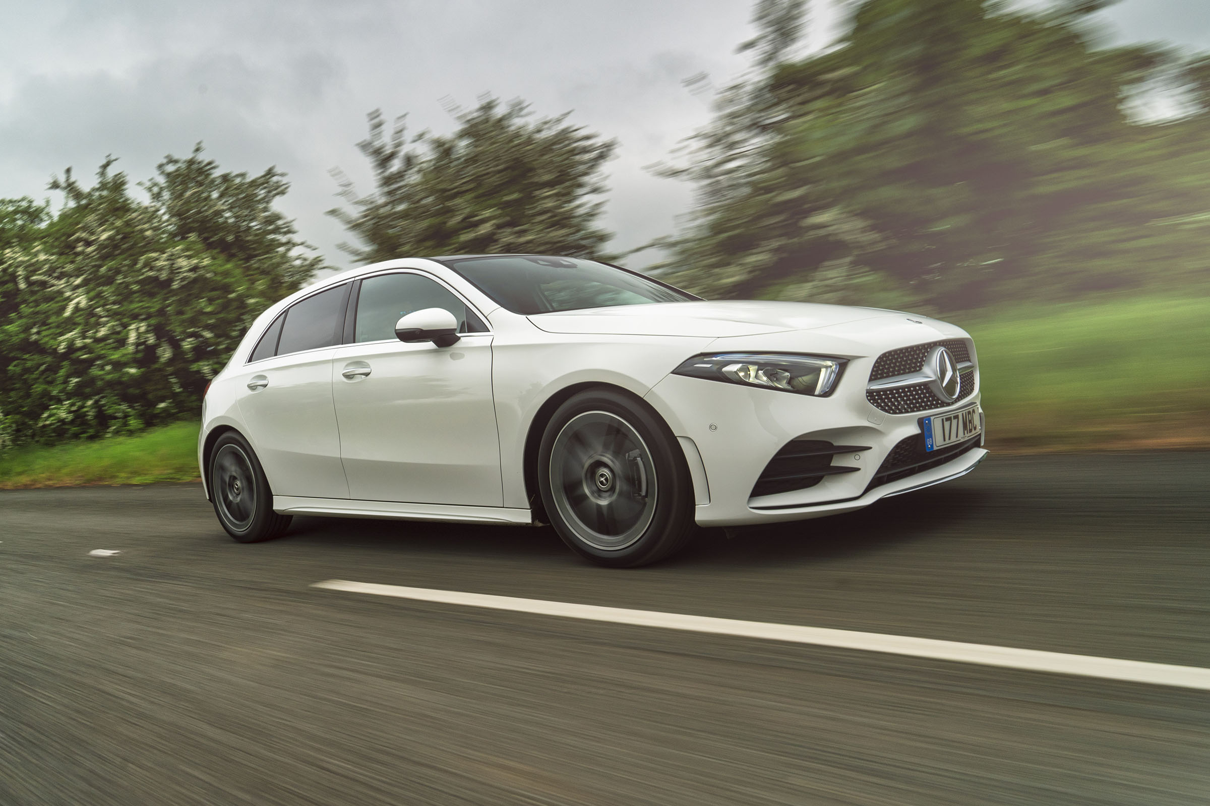 Mercedes A-Class tracking front