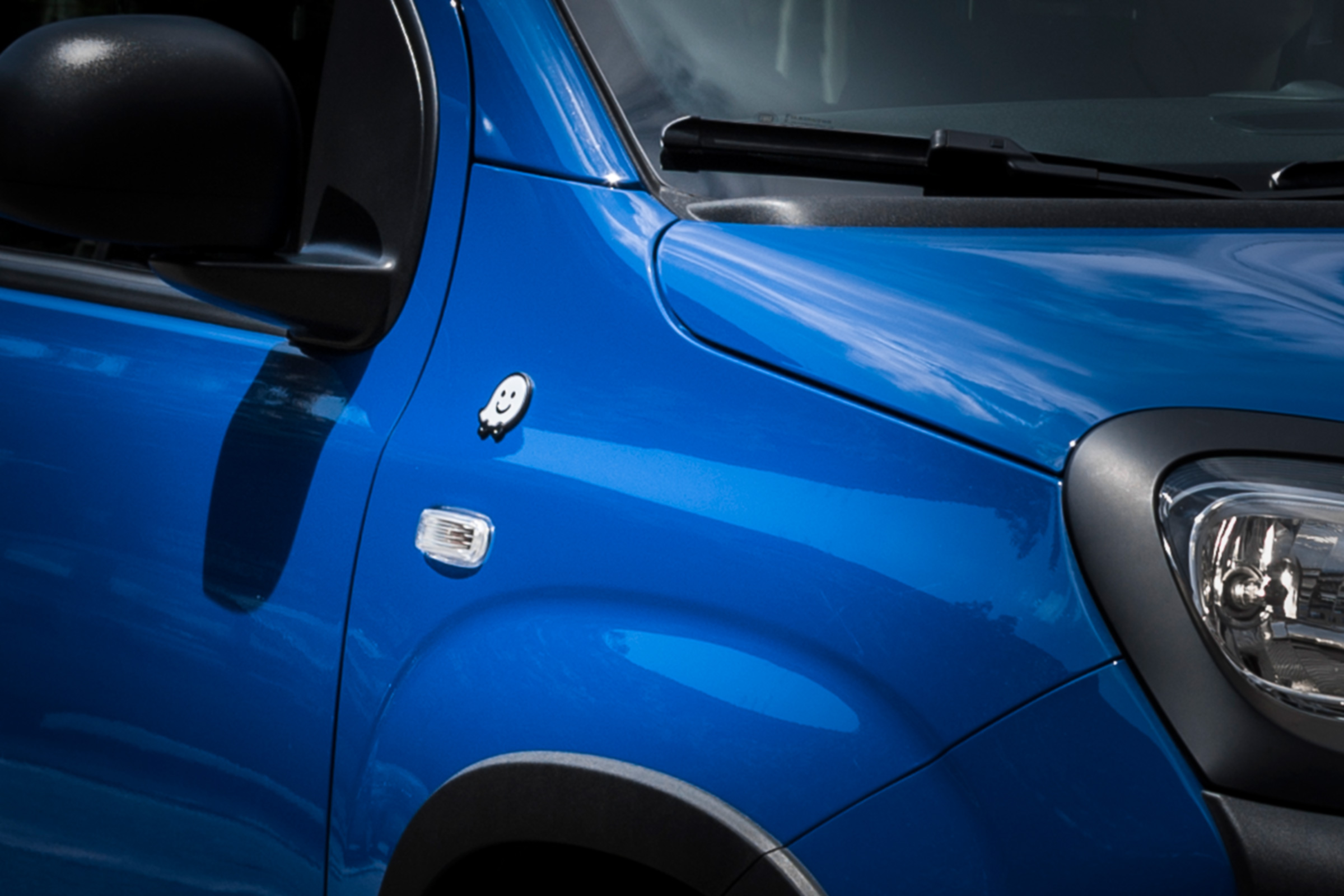 Fiat Panda Waze badge