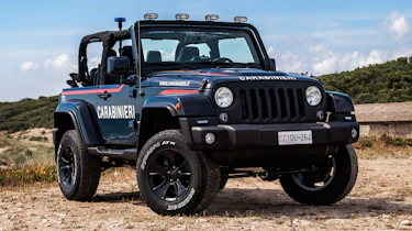 Jeep Wrangler police car