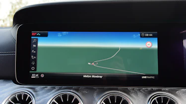 Mercedes CLS infotainment screen
